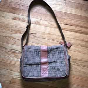 Coach baby diaper bag
